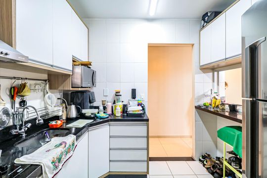 Cozinha de apartamento à venda com 3 quartos, 73m² em Jaguaré, São Paulo