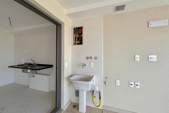 Área de Serviço de apartamento à venda com 2 quartos, 77m² em Campo Belo, São Paulo