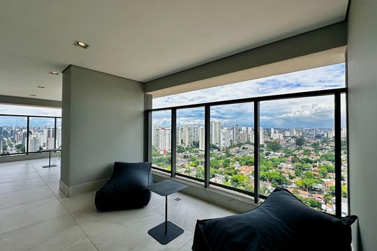 Área comum de apartamento à venda com 2 quartos, 77m² em Campo Belo, São Paulo