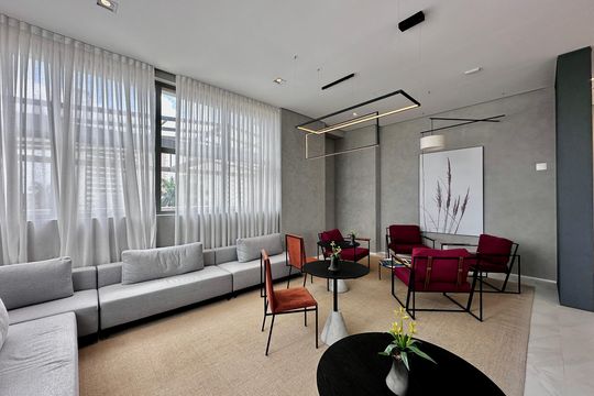 Área comum de apartamento à venda com 2 quartos, 77m² em Campo Belo, São Paulo