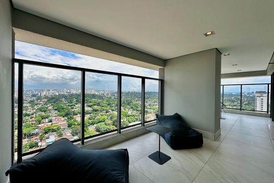 Área comum de apartamento à venda com 2 quartos, 77m² em Campo Belo, São Paulo