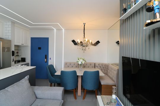 Sala de apartamento à venda com 2 quartos, 55m² em Vila Prudente, São Paulo