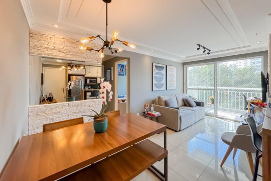 Sala de apartamento para alugar com 2 quartos, 64m² em Cambuci, São Paulo