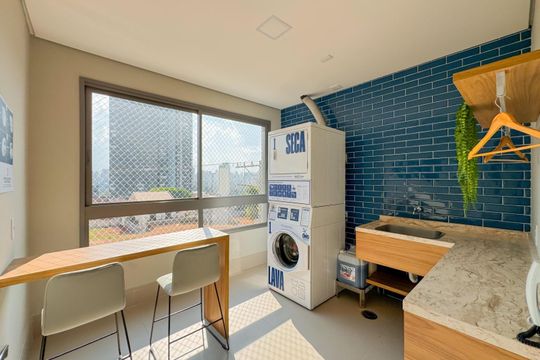 Área comum de kitnet/studio à venda com 1 quarto, 22m² em Ipiranga, São Paulo