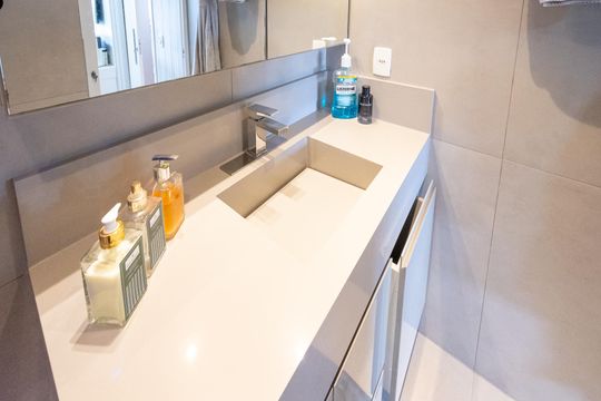 Banheiro da Suíte 3 de apartamento à venda com 3 quartos, 164m² em Vila da Saúde, São Paulo