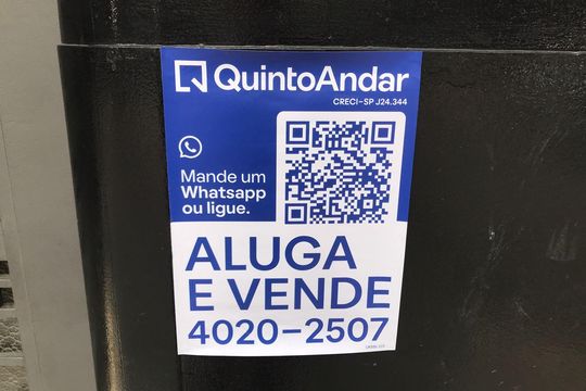 Placa de apartamento à venda com 2 quartos, 100m² em República, São Paulo
