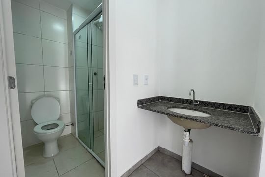 Banheiro de apartamento à venda com 2 quartos, 38m² em Jaguaré, São Paulo