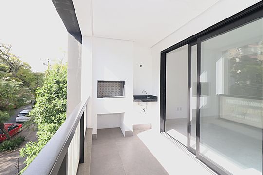 Varanda da Sala de apartamento à venda com 2 quartos, 92m² em São João, Porto Alegre