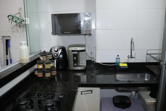 Cozinha de apartamento à venda com 2 quartos, 60m² em Santa Cecilia, São Paulo