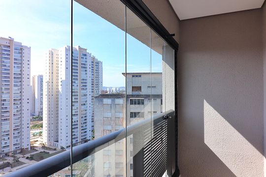 Sacada da Sala de apartamento à venda com 2 quartos, 52m² em Jardim do Mar, São Bernardo do Campo