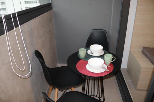 Sacada de kitnet/studio para alugar com 1 quarto, 25m² em Consolação, São Paulo