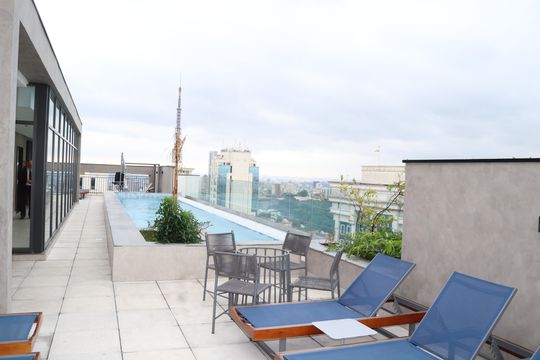 Área comum de kitnet/studio à venda com 1 quarto, 25m² em Consolação, São Paulo
