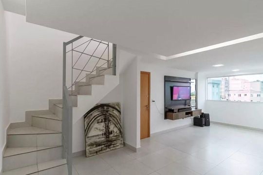 Sala de apartamento à venda com 3 quartos, 170m² em Santa Branca, Belo Horizonte
