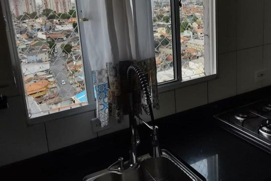 Cozinha  de apartamento para alugar com 2 quartos, 53m² em Vila Luzita, Santo André