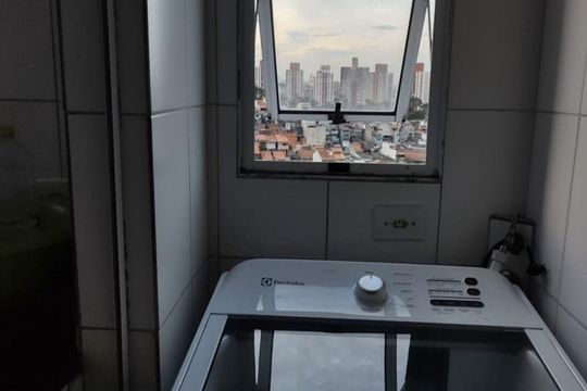 Área de Serviço de apartamento para alugar com 2 quartos, 53m² em Vila Luzita, Santo André