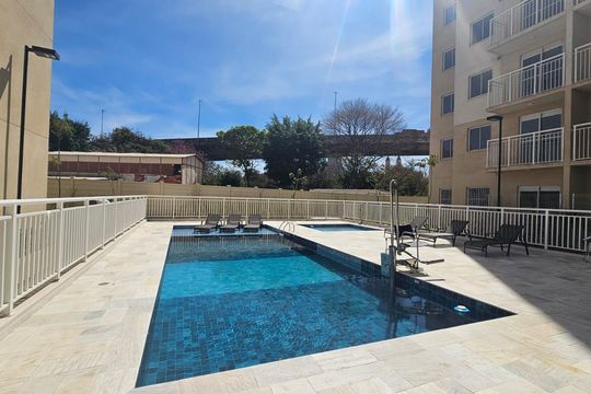 Área comum - Piscina de apartamento para alugar com 1 quarto, 28m² em Penha de França, São Paulo