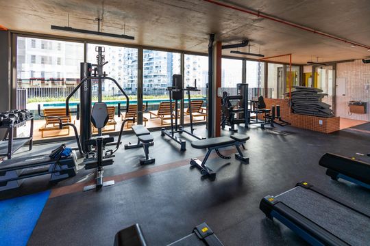 Área comum - Academia de kitnet/studio para alugar com 1 quarto, 35m² em Sumarezinho, São Paulo
