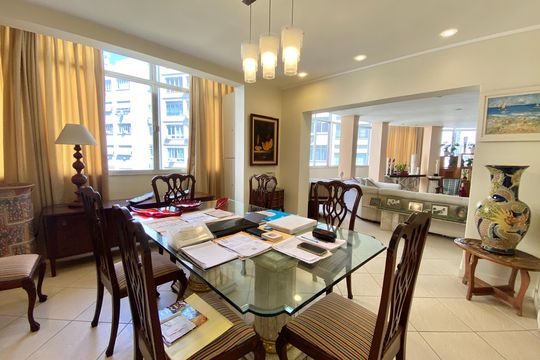 Sala de apartamento à venda com 3 quartos, 250m² em Copacabana, Rio de Janeiro
