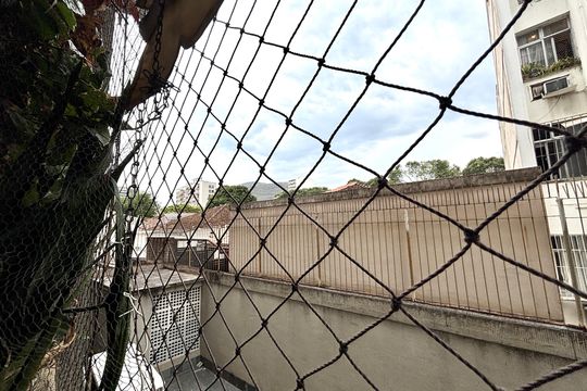 Varanda da sala de apartamento à venda com 3 quartos, 130m² em Botafogo, Rio de Janeiro