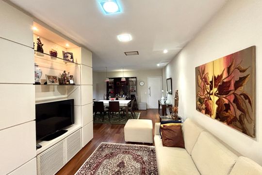Sala de apartamento à venda com 3 quartos, 130m² em Botafogo, Rio de Janeiro