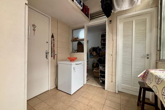 Área de serviço de apartamento à venda com 3 quartos, 130m² em Botafogo, Rio de Janeiro