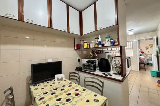 Cozinha de apartamento à venda com 3 quartos, 130m² em Botafogo, Rio de Janeiro