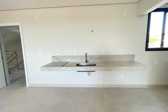 Sala/Cozinha de apartamento à venda com 3 quartos, 75m² em Itapoã, Belo Horizonte