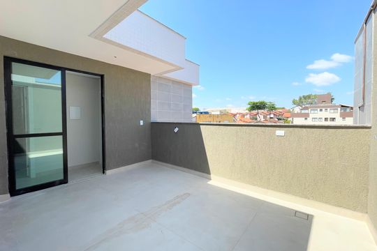 Terraço de apartamento à venda com 3 quartos, 112m² em Itapoã, Belo Horizonte