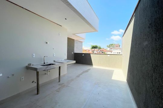 Terraço de apartamento à venda com 3 quartos, 112m² em Itapoã, Belo Horizonte