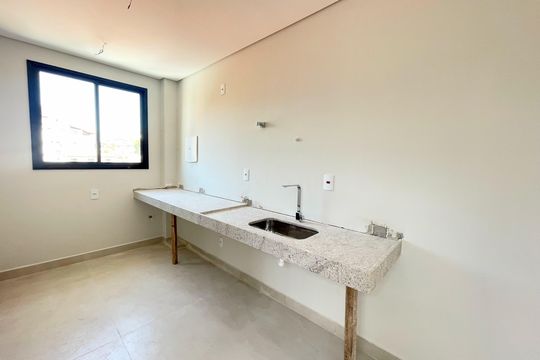 Cozinha de apartamento à venda com 3 quartos, 112m² em Itapoã, Belo Horizonte