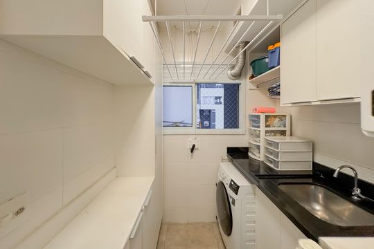 Área de Serviço de apartamento à venda com 3 quartos, 106m² em Vila Dom Pedro I, São Paulo