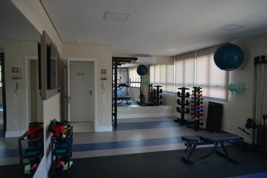 Área comum - Academia de apartamento para alugar com 2 quartos, 60m² em Vila Sao Pedro, Santo André