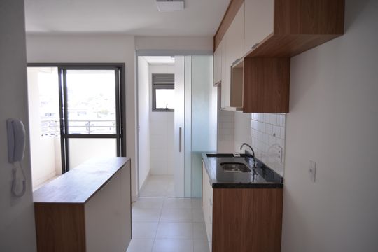 Cozinha de apartamento para alugar com 2 quartos, 60m² em Vila Sao Pedro, Santo André