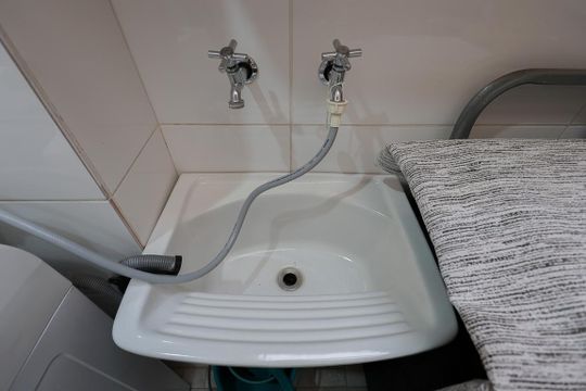 Área de serviço de casa de condomínio à venda com 2 quartos, 65m² em Vila Aurora (zona Norte), São Paulo