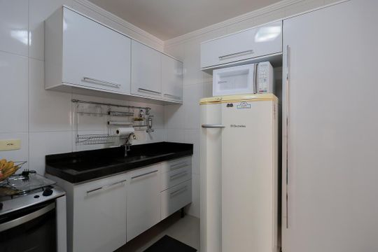 Cozinha de casa de condomínio à venda com 2 quartos, 65m² em Vila Aurora (zona Norte), São Paulo