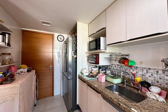 Cozinha de apartamento à venda com 3 quartos, 184m² em Botafogo, Rio de Janeiro