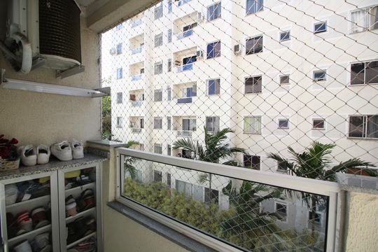 Varanda da Sala de apartamento à venda com 2 quartos, 50m² em Taquara, Rio de Janeiro