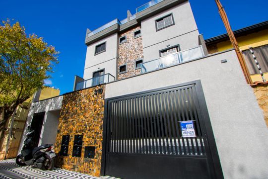 Fachada de apartamento à venda com 2 quartos, 50m² em Utinga, Santo André