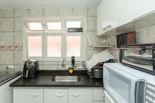 Cozinha de apartamento à venda com 2 quartos, 88m² em Bela Vista, São Paulo