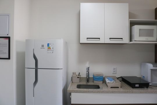 Cozinha de kitnet/studio à venda com 1 quarto, 25m² em Perdizes, São Paulo