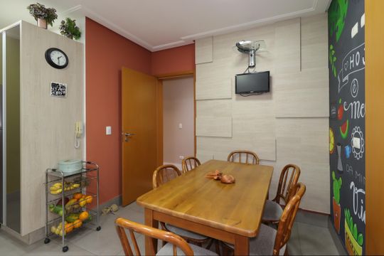 Cozinha de apartamento à venda com 4 quartos, 181m² em Campestre, Santo André