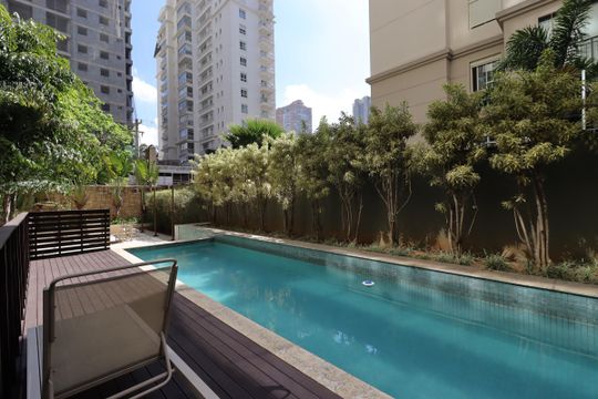 Área Comum - Piscina de apartamento à venda com 4 quartos, 181m² em Campestre, Santo André