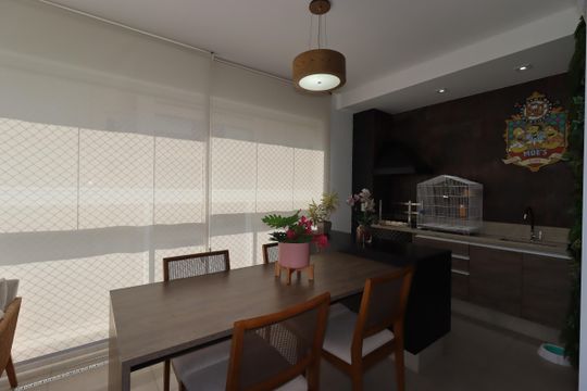 Varanda Gourmet de apartamento à venda com 4 quartos, 181m² em Campestre, Santo André