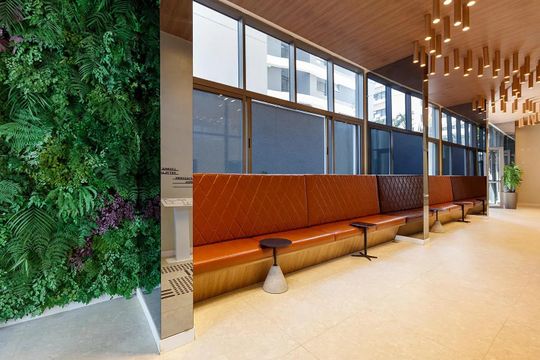 Área comum - Lobby de kitnet/studio para alugar com 1 quarto, 25m² em Pinheiros, São Paulo