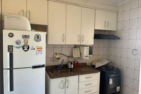 Cozinha de apartamento à venda com 3 quartos, 74m² em Vila São Bento, Campinas