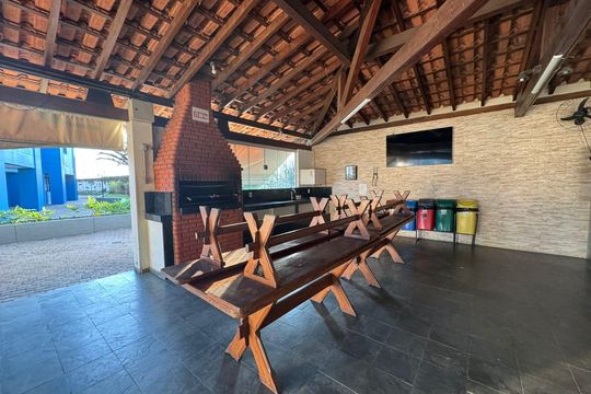 Área comum - Churrasqueira de apartamento à venda com 3 quartos, 74m² em Vila São Bento, Campinas