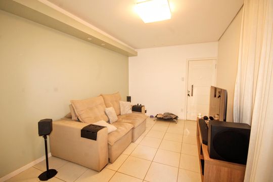 Sala de apartamento à venda com 3 quartos, 105m² em Anchieta, Belo Horizonte