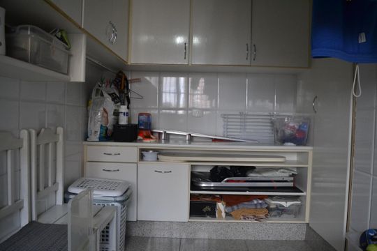 Área de Serviço de apartamento à venda com 4 quartos, 154m² em Jardim, Santo André
