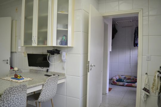 Cozinha de apartamento à venda com 4 quartos, 154m² em Jardim, Santo André
