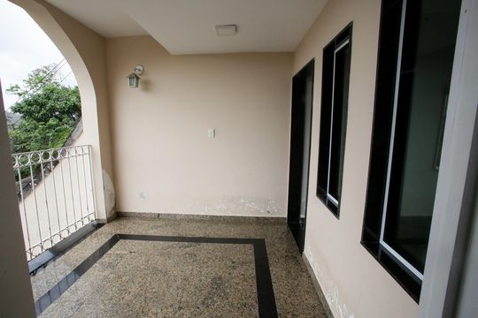 Varanda da Sala de casa de condomínio para alugar com 3 quartos, 450m² em Taquara, Rio de Janeiro